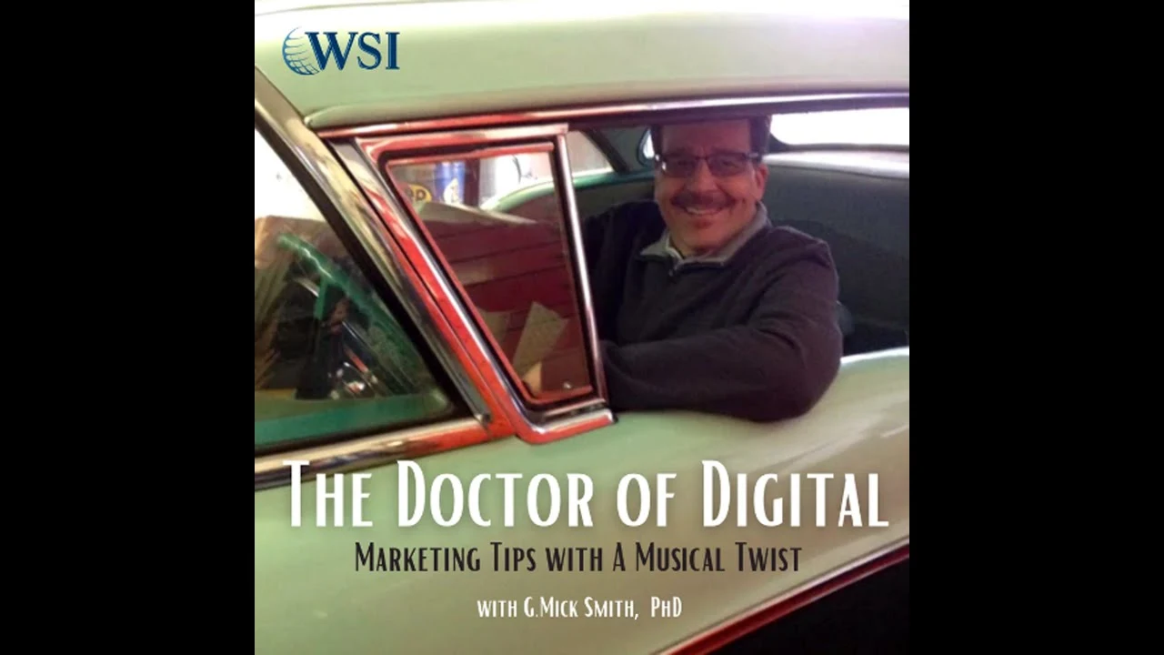 Raj in the media with doctor of digital marketing tips with a musical twist with G.Mick Smith, PHD.